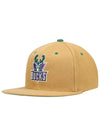 Mitchell & Ness 2022-23 Classic Edition HWC '93 Wheat Milwaukee Bucks Snapback Hat