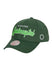 Mitchell & Ness HWC Uninterrupted '68 Milwaukee Bucks Adjustable Hat In Green - Angled Left Side View