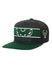 Youth Outerstuff Logo Bar Milwaukee Bucks Snapback Hat In Black & Green - Left Side View