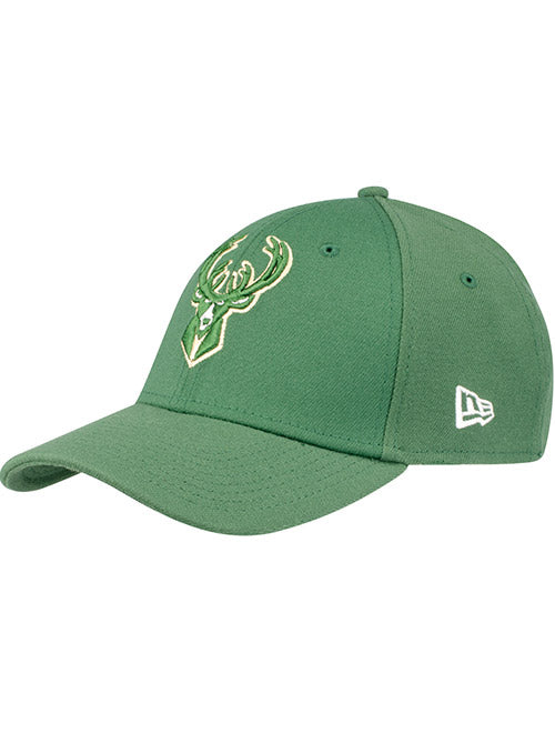 Men's Milwaukee Bucks New Era Green/White 2021/22 City Edition City Edition  Official 59FIFTY Fitted Hat