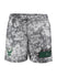 Juvenile Lazy Days Bleached Milwaukee Bucks Shorts In Grey - Front View