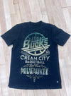 The Wild Collective Cream City Band Milwaukee Bucks T-Shirt