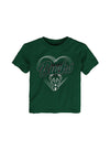 Toddler Girl Love Glow Milwaukee Bucks T-Shirt