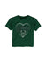 Toddler Girl Love Glow Milwaukee Bucks T-Shirt In Green - Front View