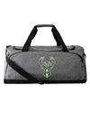 FOCO Heather Bold Milwaukee Bucks Duffel Bag