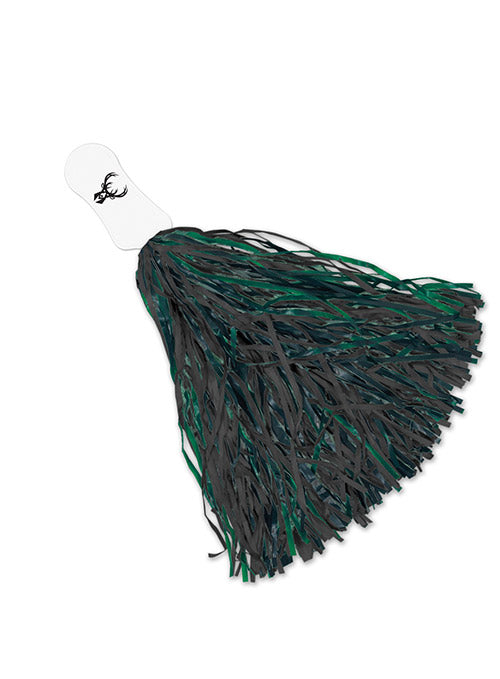 Wincraft Icon Handle Milwaukee Bucks Pom In Black & Green - Front View