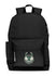 Mojo Campus Global Logo Milwaukee Bucks Backpack In Black - Front View