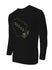 Stadium Essentials Element State Logo Milwaukee Bucks Long Sleeve T-Shirt In Black - Front View