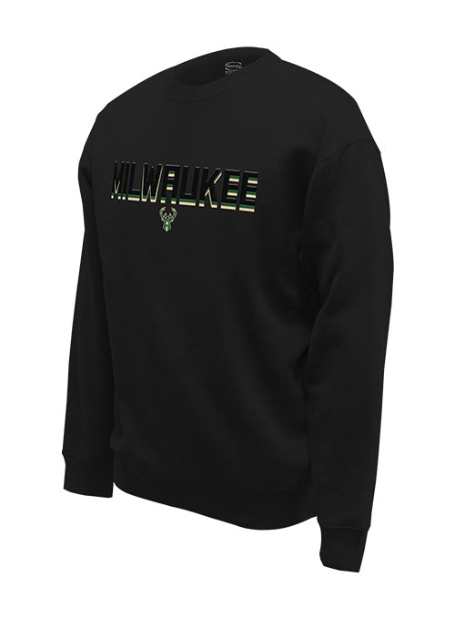 Staple Milwaukee Made Charcoal Milwaukee Bucks Crewneck Sweatshirt / x Large