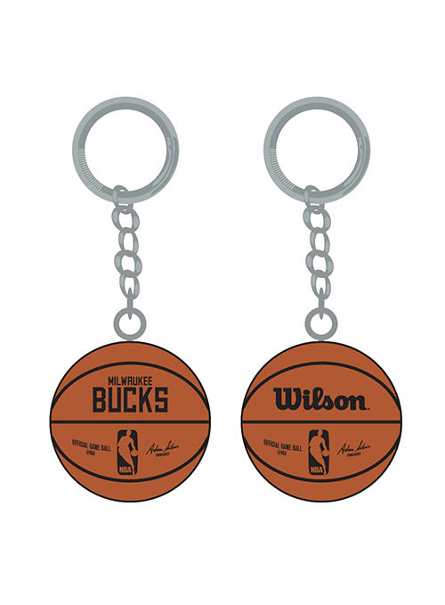 3D Basketball Milwaukee Bucks Keychain