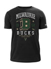 New Era Since 1968 Icon Black Milwaukee Bucks T-Shirt