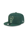Youth New Era 9Fifty Draft 2023 OTC Milwaukee Bucks Snapback Hat