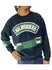 Refried Apparel Recycled Jersey Black Milwaukee Bucks Crewneck Sweatshirt - Front View On Model