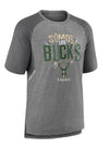 Fanatics Noches Ene-B-A Milwaukee Bucks T-Shirt In Grey - Front View