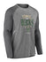 Fanatics Noche Ene-B-A Milwaukee Bucks Long Sleeve T-Shirt In Grey - Front Right Side View