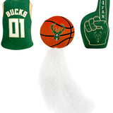 Pets First Cat Nip 3Pc Milwaukee Bucks Pet Toy In Multi-Color - View With Toys Only
