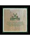 Artsman Milwaukee Bucks Court Championship Frame 7"x7"