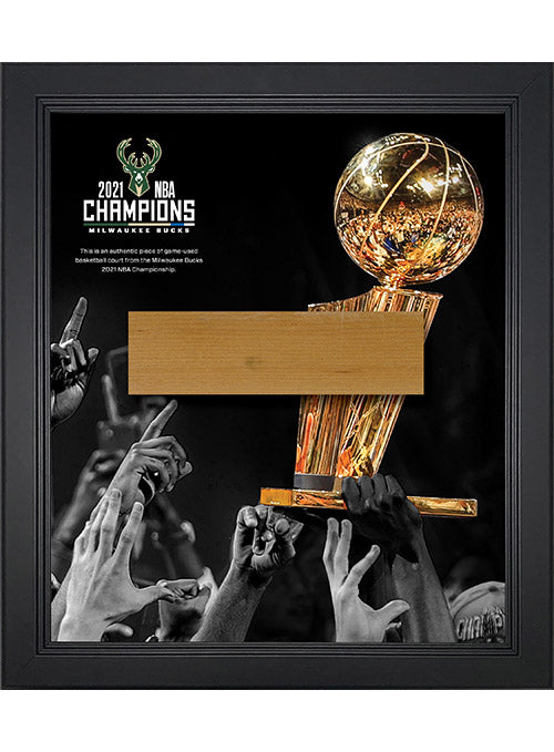 Artsman Milwaukee Bucks Court Framed 3 Point 15