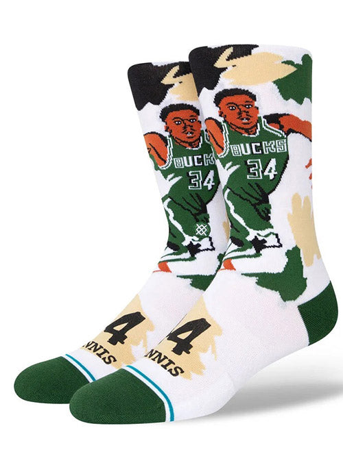 Stance Faxed Giannis Crew Socks