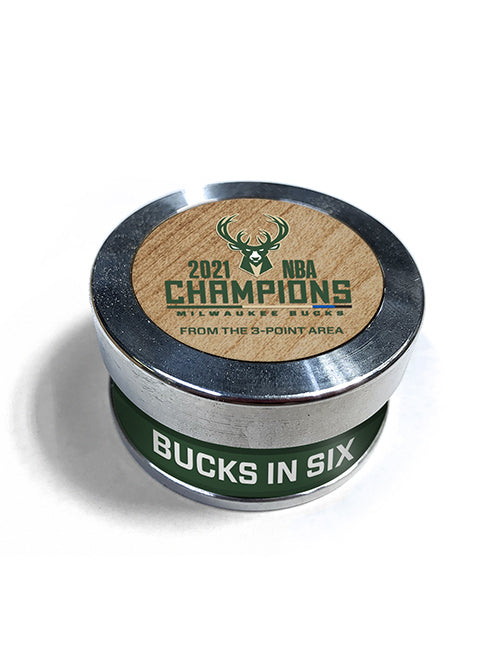Artsman Milwaukee Bucks Court 2nd Edition 3Point Desk Trophy