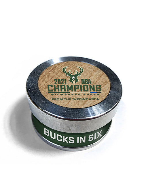 Milwaukee Bucks Court 2nd Edition 3Point Desk Trophy