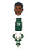 The Emblem Source Giannis 3-Pack Milwaukee Bucks Patches