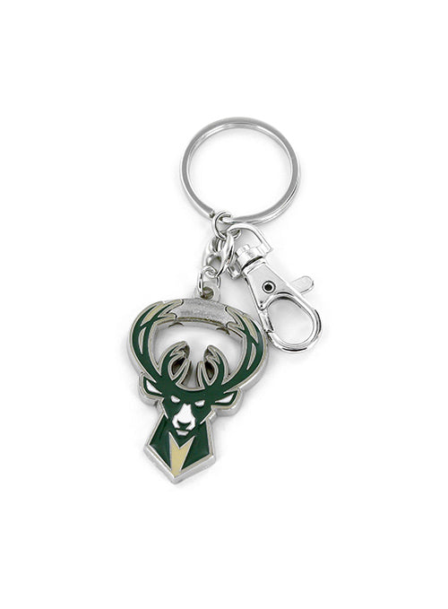 Aminco Icon Logo Heavyweight Milwaukee Bucks Keychain
