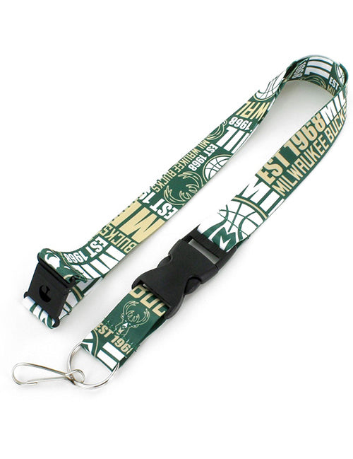 Aminco Dynamic Milwaukee Bucks Lanyard
