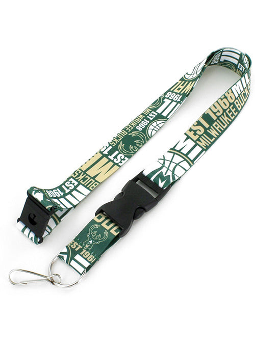 Aminco Dynamic Milwaukee Bucks Lanyard