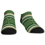 Rock Em Rapid Milwaukee Bucks Low Socks In Green & Black