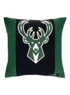 Looptworks Statement Upcycled Milwaukee Bucks Pillow