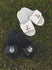 iSlide Hardwood Classics '68 Mantra Milwaukee Bucks Sandals In White - Lifestyle Shot Of Sandals On Ground