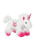 FOCO Unicorn Milwaukee Bucks Plush Toy In White & Pink - Right Side View