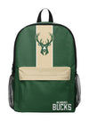 FOCO Stripe Green Milwaukee Bucks Backpack
