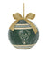 FOCO LED Ball Bulb Milwaukee Bucks Ornament In Green & Gold - Front View