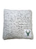 Logo Brands Frosty Square Milwaukee Bucks Pillow In White - Front View