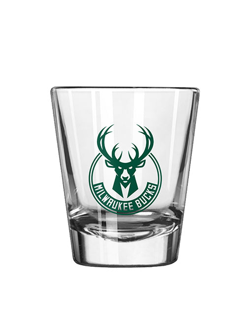 Logo Brands 2oz Global Milwaukee Bucks Shot Glass