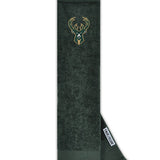 Wincraft Icon Milwaukee Bucks Golf Club Towel In Green - Front View