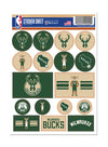 Wincraft Variety Pack Milwaukee Bucks Sticker Sheet
