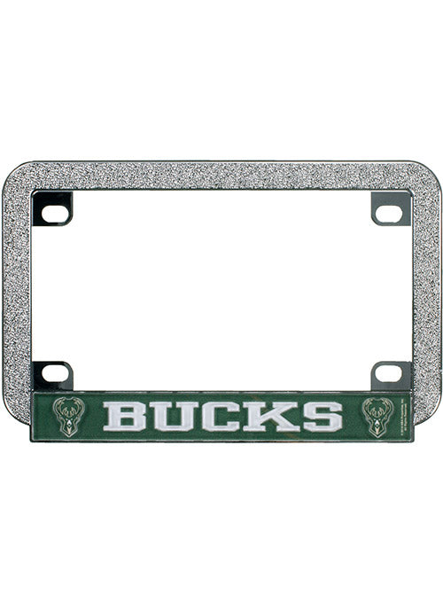 Wincraft Metal Icon Milwaukee Bucks Motorcycle License Plate Frame