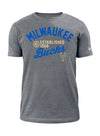 New Era Established 1968 Grey Milwaukee Bucks T-Shirt