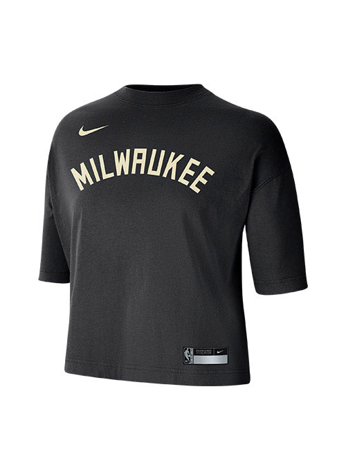 Jordan / Men's Milwaukee Bucks White Dri-Fit T-Shirt