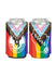 Wincraft Pride Progressive Koozie In Rainbow Colors - Combined Both Sides View