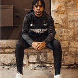 Champion Teaming Bucks Gaming Hooded Sweatshirt In Black - Front View On Model