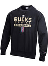 Champion Gaming Practice Bucks Gaming Crewneck Sweatshirt In Black - Front View