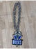 Aminco HWC '93 Silver Milwaukee Bucks Oversized Chain Necklace In Silver, Purple & Green - Front View