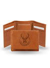 Rico Trifold Milwaukee Bucks Leather Wallet