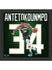 The Highland Mint Giannis Antetokounmpo 13x13 Picture Frame In Black, Green & White - Front View
