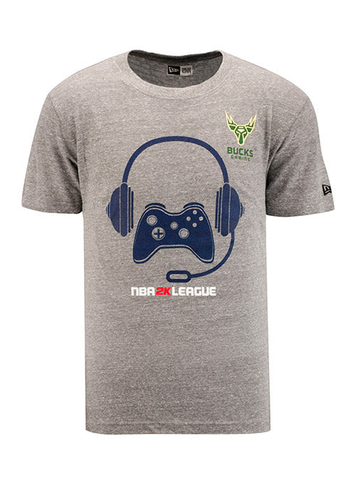 New Era Milwaukee Bucks Gaming Headset T-Shirt
