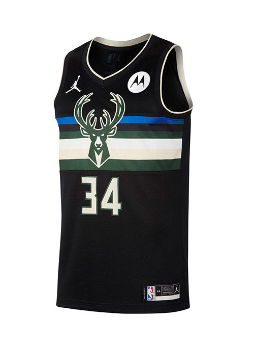 Milwaukee Bucks Courtside Statement Edition Men's Jordan Max90 NBA  Long-Sleeve T-Shirt.